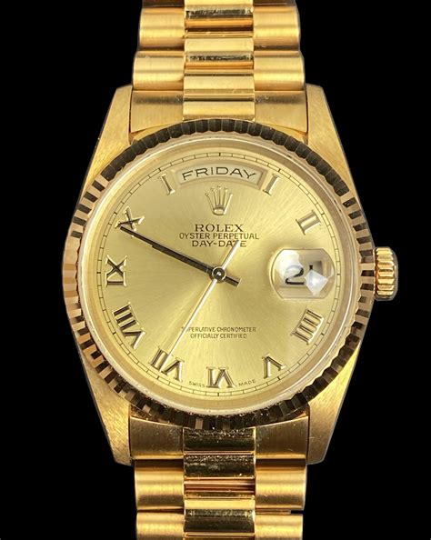 rolex daydate oro usato|used rolex day date watches.